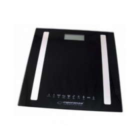 Bilancia Digitale da Bagno Esperanza EBS016K Nero Vetro Vetro Temperato Vetro temperato 180 kg (1 Pezzi)