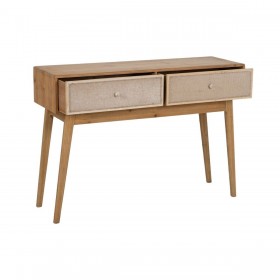 Credenza GEREL Naturale Legno di abete Legno MDF Fibra naturale 115 x 37 x 80 cm