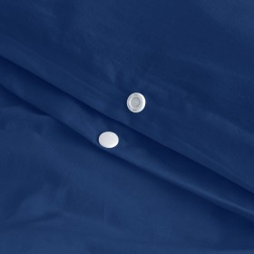 Copripiumino HappyFriday BASIC Blu Marino 200 x 200 cm