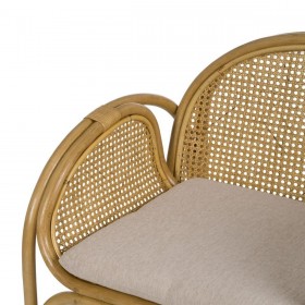 Poltrona Naturale Rattan 63,5 x 58 x 77 cm