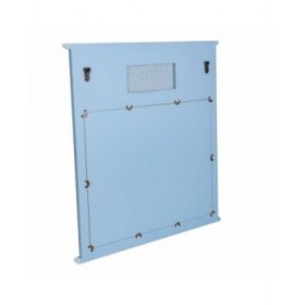 Specchio da parete Alexandra House Living Azzurro 3 x 76 x 70 cm Rettangolare