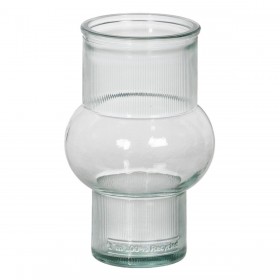 Vaso vetro riciclato 11 x 11 x 17 cm