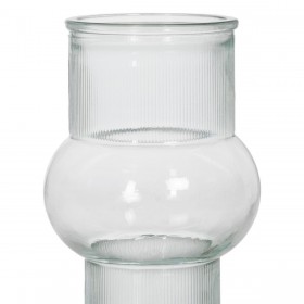 Vaso vetro riciclato 11 x 11 x 17 cm