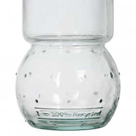 Vaso vetro riciclato 9,5 x 9,5 x 17 cm