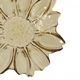 Centrotavola Oliva Cristallo 18 x 18 x 5,8 cm