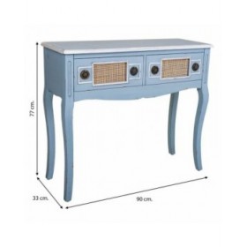 Ingresso con Cassetti Alexandra House Living Azzurro 33 x 77 x 90 cm