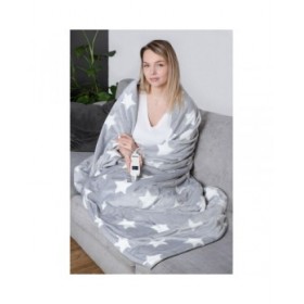 Coperta Elettrica N'oveen EB651                           180 x 130 cm Grigio Stelle