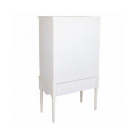 Armadio Alexandra House Living Bianco Vetro Legno di abete Legno MDF 12 x 140 x 80 cm