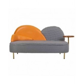 Divano Alexandra House Living Grigio 75 x 90 x 150 cm