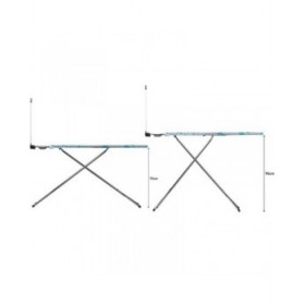Asse da Stiro Vileda Star Plus Nero Stampa Schiuma Cotone Acciaio inossidabile 120 x 38 cm