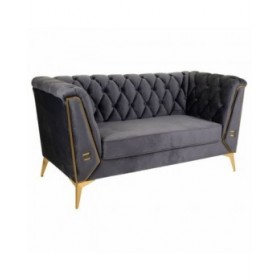 Divano Alexandra House Living Grigio 72 x 75 x 153 cm