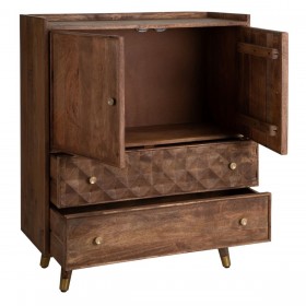 Credenza Marrone Legno di mango 88 x 37 x 109 cm