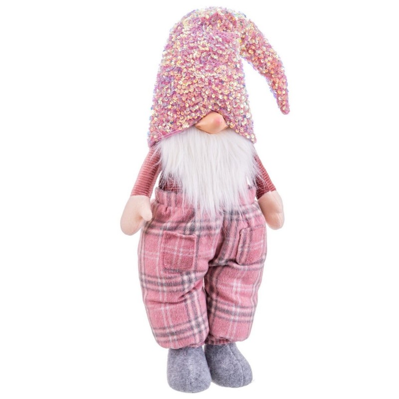 Babbo Natale Rosa 15 x 15 x 76 cm