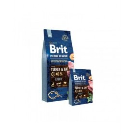 mangime Brit Premium by Nature Ligh Mela Pollo Tacchino Mais 15 kg