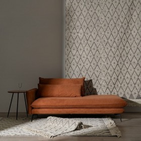 Tappeto Bianco Nero 200 x 300 x 1 cm