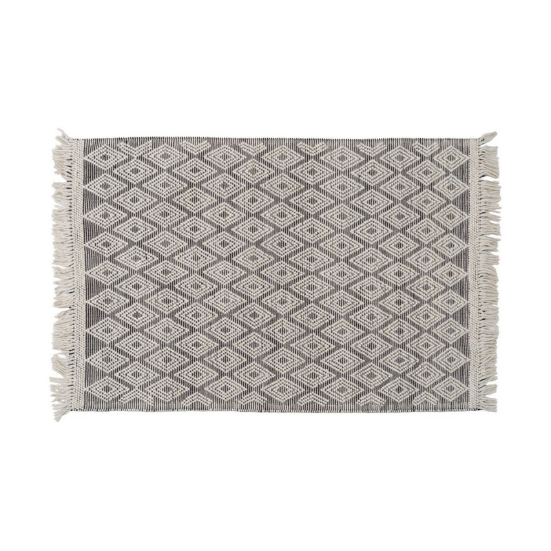 Tappeto Bianco Nero 160 x 230 x 1 cm