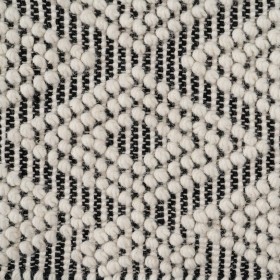 Tappeto Bianco Nero 160 x 230 x 1 cm