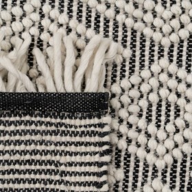 Tappeto Bianco Nero 160 x 230 x 1 cm