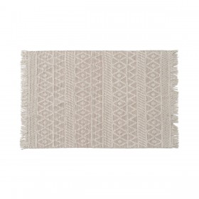 Tappeto Crema 160 x 230 x 1 cm