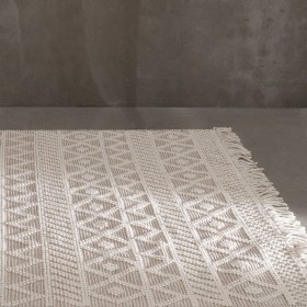 Tappeto Crema 160 x 230 x 1 cm