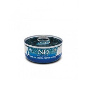 Cibo per gatti Farmina N&D Salmone Tonno Baccalà 70 g