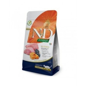 Cibo per gatti Farmina Neutered Adult Adulto Mirtillo Agnello Zucca 1,5 Kg