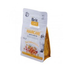 Cibo per gatti Brit Care Grain Free Haircare Healthy & Shiny Coat Adulto Pollo Salmone 400 g