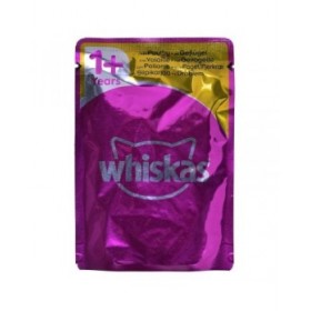 Cibo per gatti Whiskas Pure Delight Pollo Tacchino Anatra Uccelli 40 x 85 g