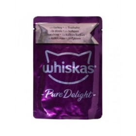 Cibo per gatti Whiskas Pure Delight Pollo Tacchino Anatra Uccelli 40 x 85 g