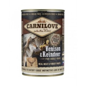 Cibo umido Carnilove Wild Wet Venison & Reindeer Cervo Renna 400 g