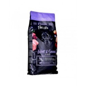 mangime Fitmin Light & Senior Adulto Carne di vitello Uccelli Maiale 12 kg