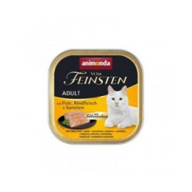 Cibo per gatti Animonda Vom Feinsten Carne di vitello Carota 100 g 100 L