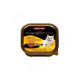 Cibo per gatti Animonda Vom Feinsten Carne di vitello Carota 100 g 100 L