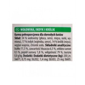 Cibo per gatti Animonda Adult Tacchino Carne di vitello Coniglio 400 g