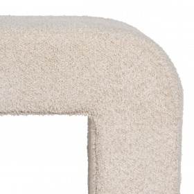 Puff Beige Poliestere 67 X 48 X 47 CM