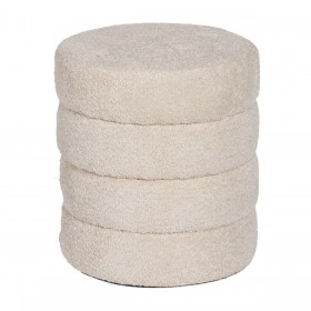 Puff Beige 42 x 42 x 46 cm