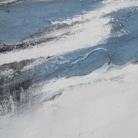 Tela Nero Astratto 100 X 3,5 X 140 CM