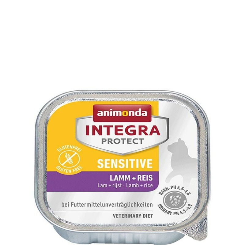 Cibo per gatti Animonda Integra Protect Sensitive Agnello Riso 100 g 100 L