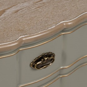 Comodino Naturale Legno di abete Legno MDF 50 x 35 x 60 cm