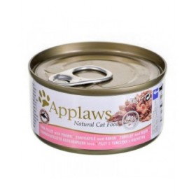 Cibo per gatti Applaws Tuna fillet with prawn in broth Pesce Gamberi 70 g