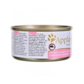 Cibo per gatti Applaws Tuna fillet with prawn in broth Pesce Gamberi 70 g