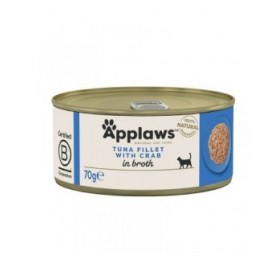 Cibo per gatti Applaws Tuna fillet with crab in broth Tonno Pesce Granchio 70 g