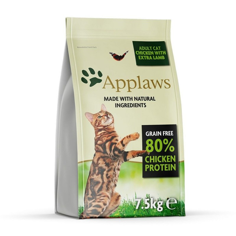 Cibo per gatti Applaws                                 Adulto Pollo Agnello 7,5 kg