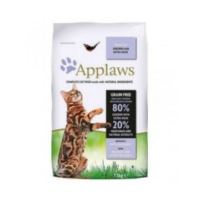 Cibo per gatti Applaws Adult Adulto Pollo Anatra 7,5 kg