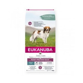 mangime Eukanuba Daily Care Mono-Protein Adult All Breed Duck Anatra 12 kg