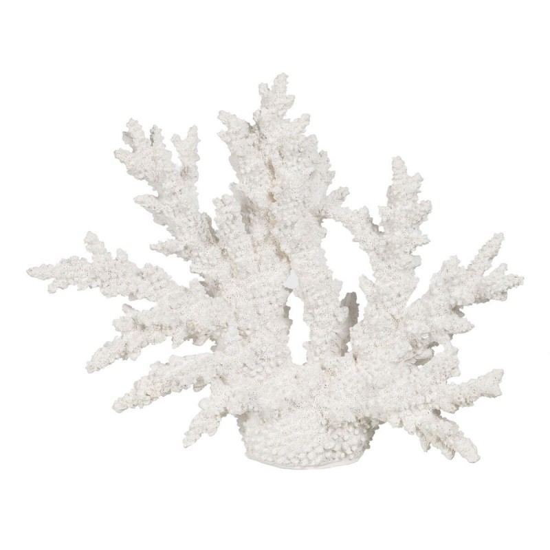 Statua Decorativa Bianco Resina Corallo 34 X 13 X 27 CM
