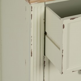Cassettiera Beige Naturale Legno di abete Legno MDF 90 X 42 X 85 CM