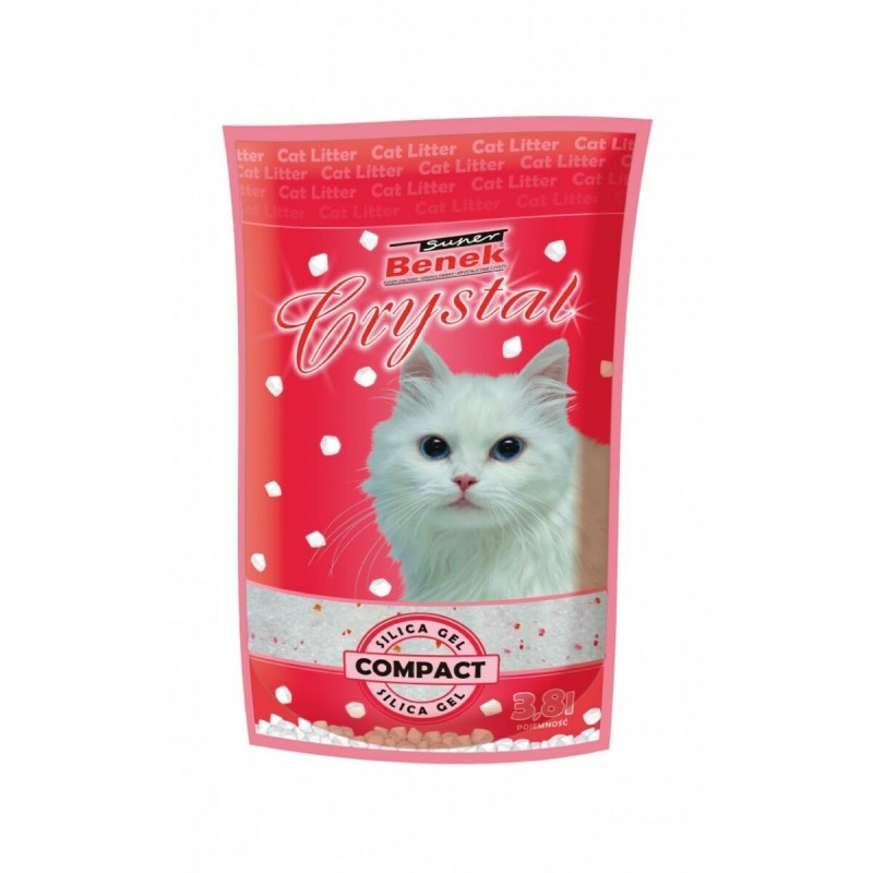 Sabbia per Gatti Super Benek Super Crystal Compact Natural