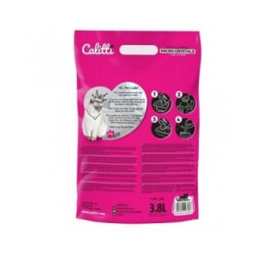 Sabbia per Gatti Calitti Micro Crystals Plastica 3,8 L