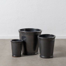 Vaso Ceramica 46 x 46 x 47 cm (3 Unità)